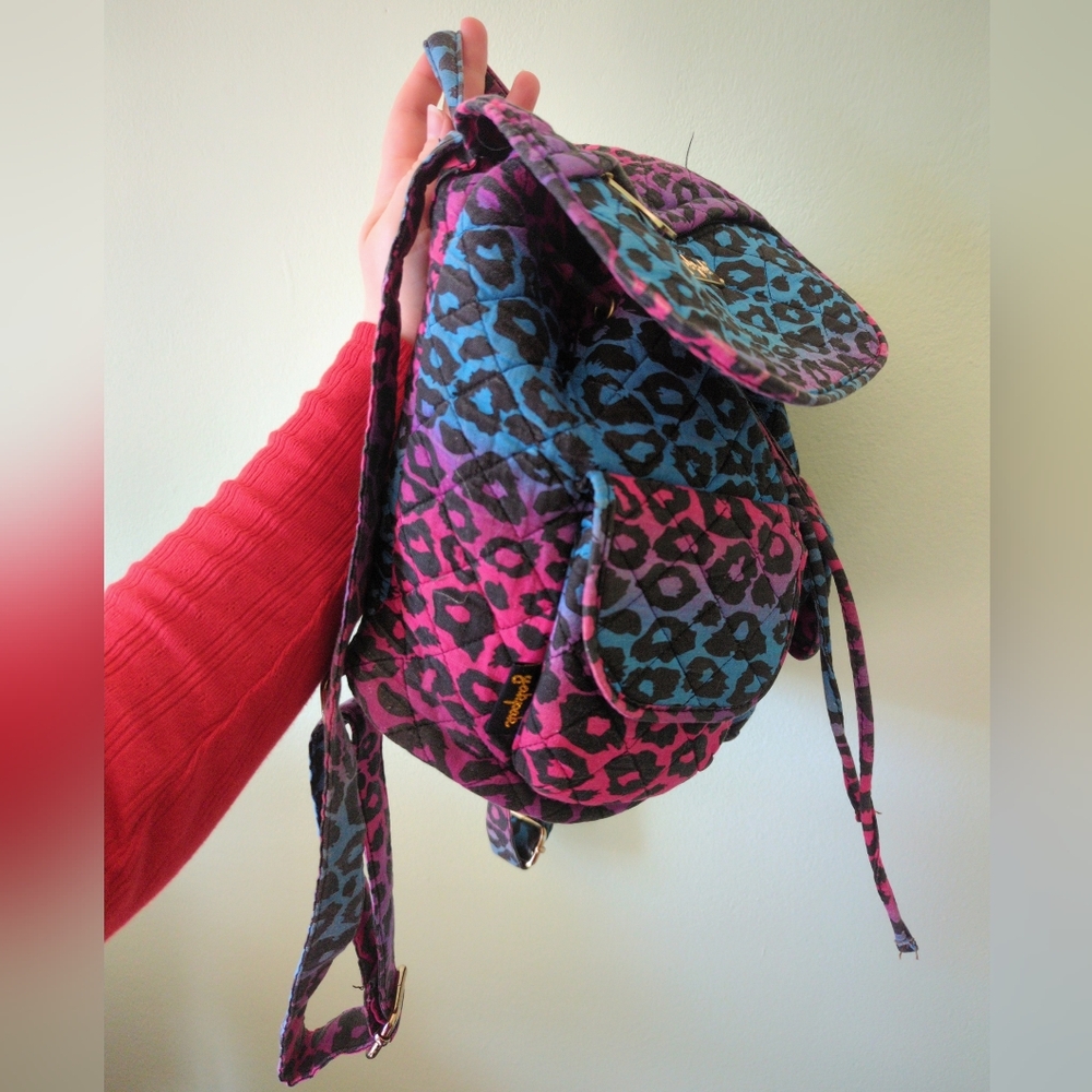 Vintage Y2K YakPak Small Mini Backpack Bag Purse 2000s mcbling